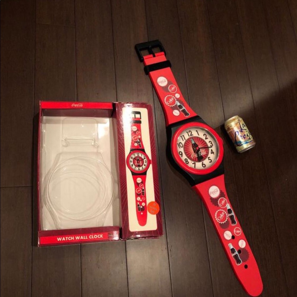 Coca Cola coke watch wall clock, collectible w/box